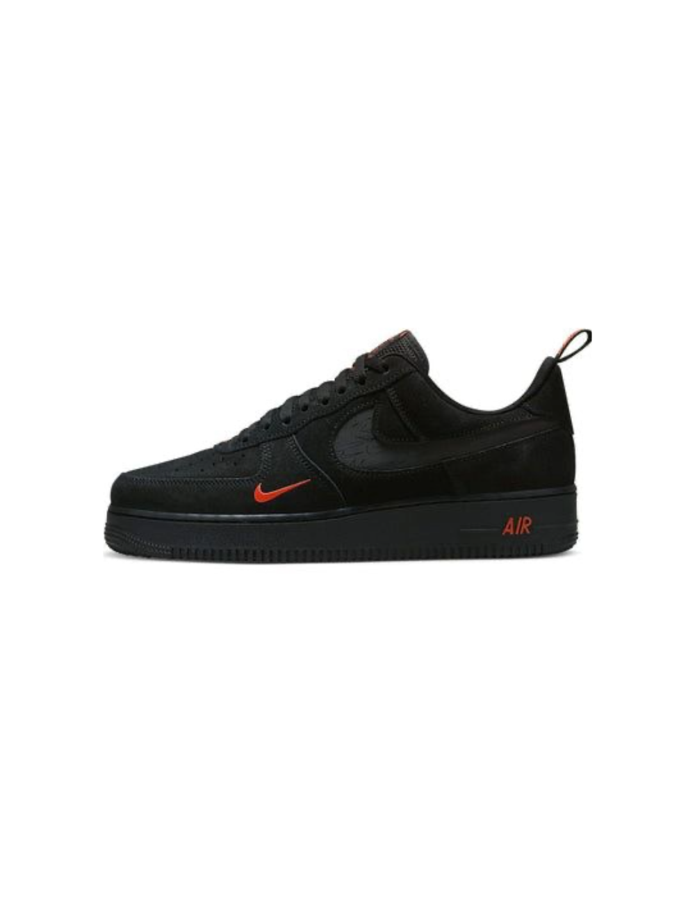 Nikee Airforce 1 Low Multi Swoosh Black Crimson 1208  Men’s Shoe