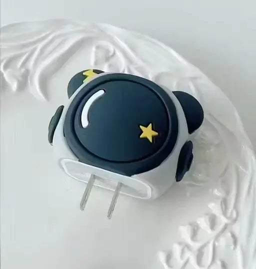 iPhone Charger Adapter & Cable Protector Cover – Cute 3D Design