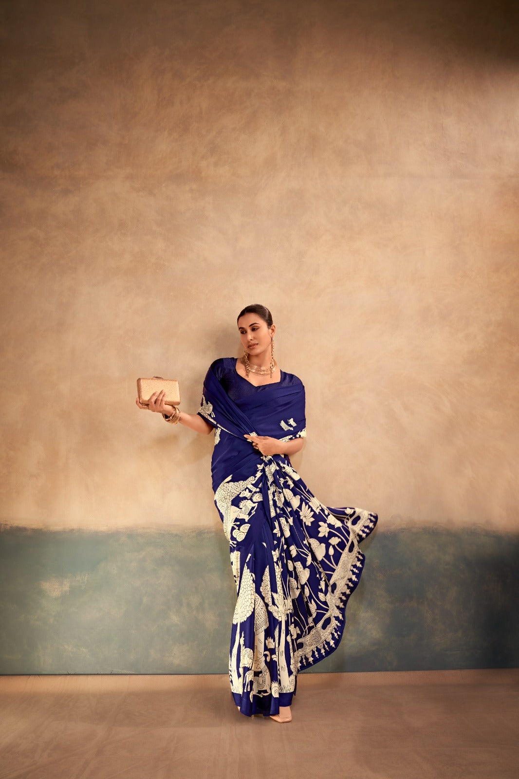 satin silk saree