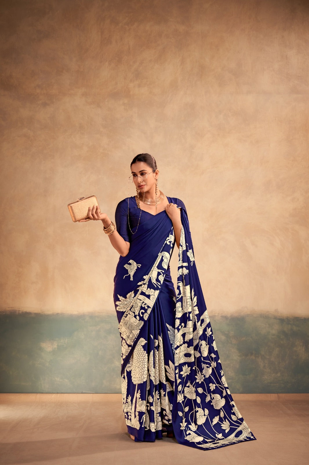 satin silk saree