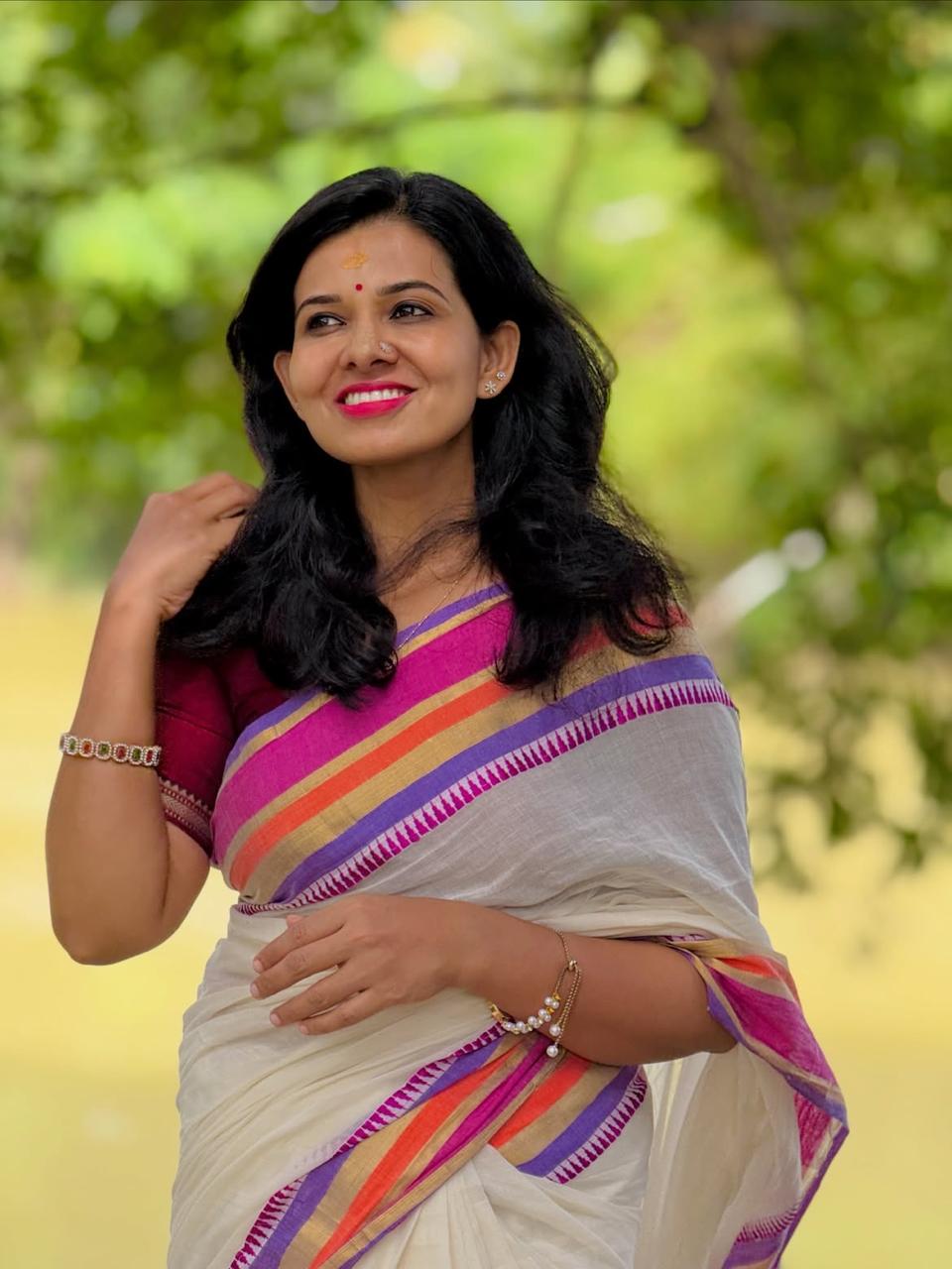 Mul Cotton Saree