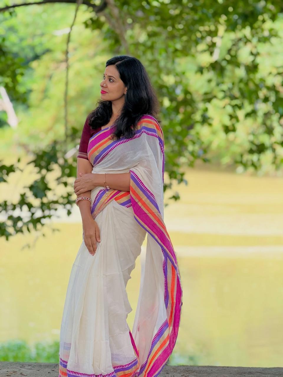 Mul Cotton Saree