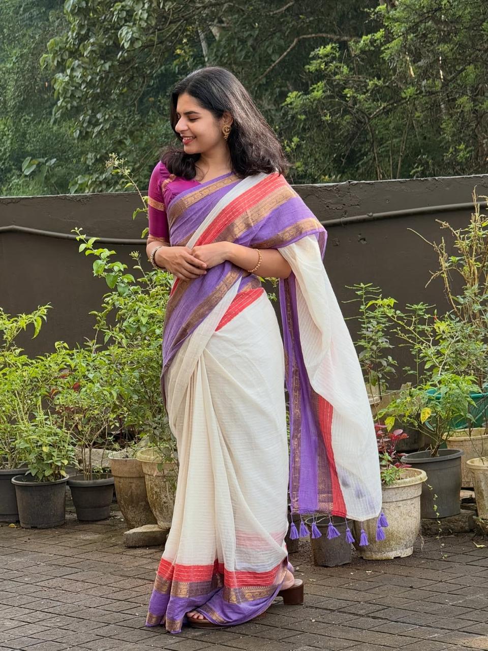 Mul Cotton Saree