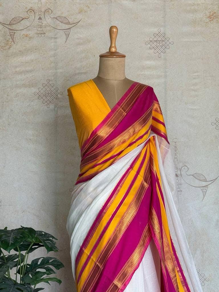 Mul Cotton Saree