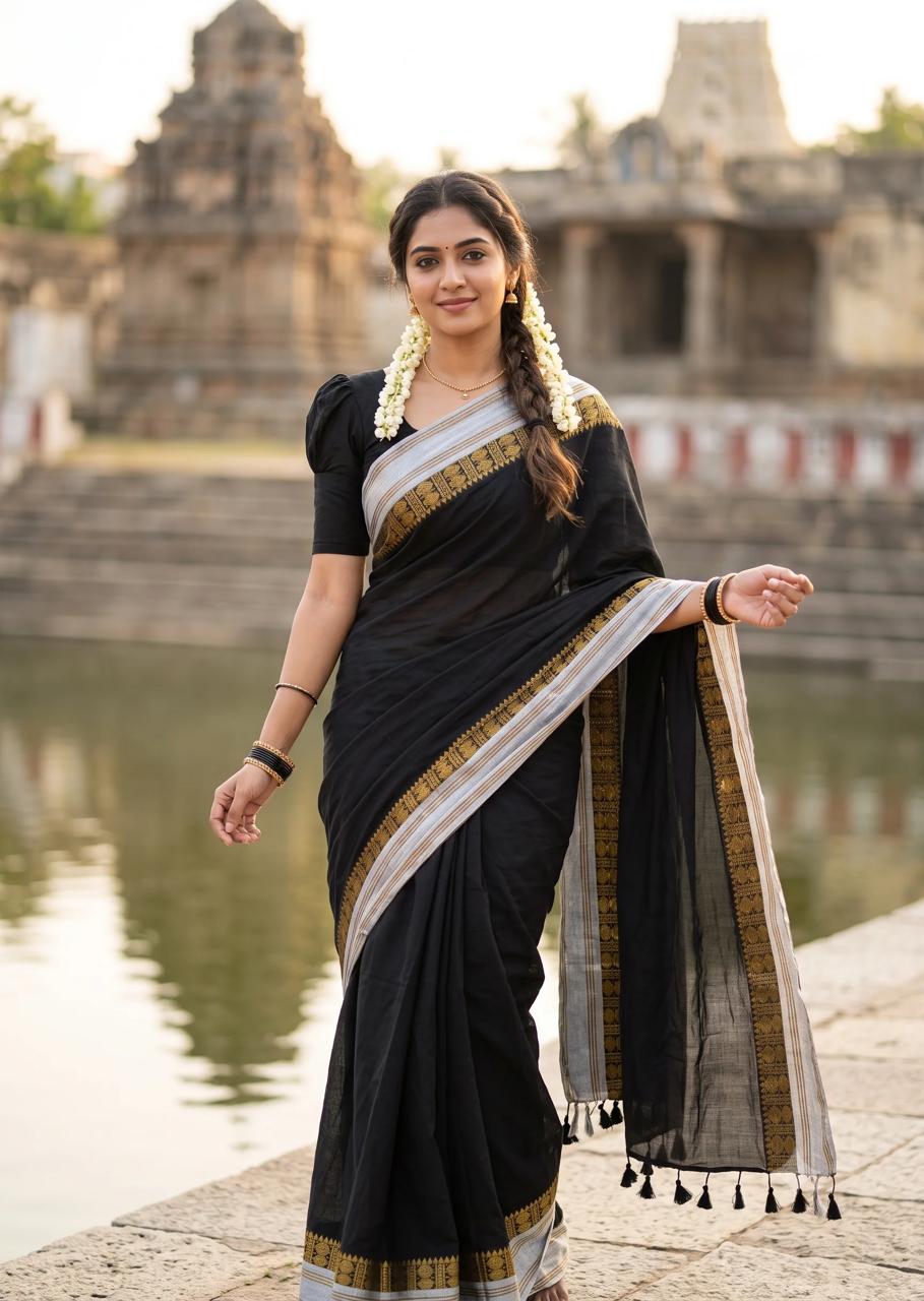 Mul Cotton Saree