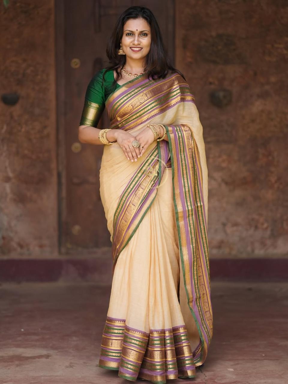 Mul Cotton Saree