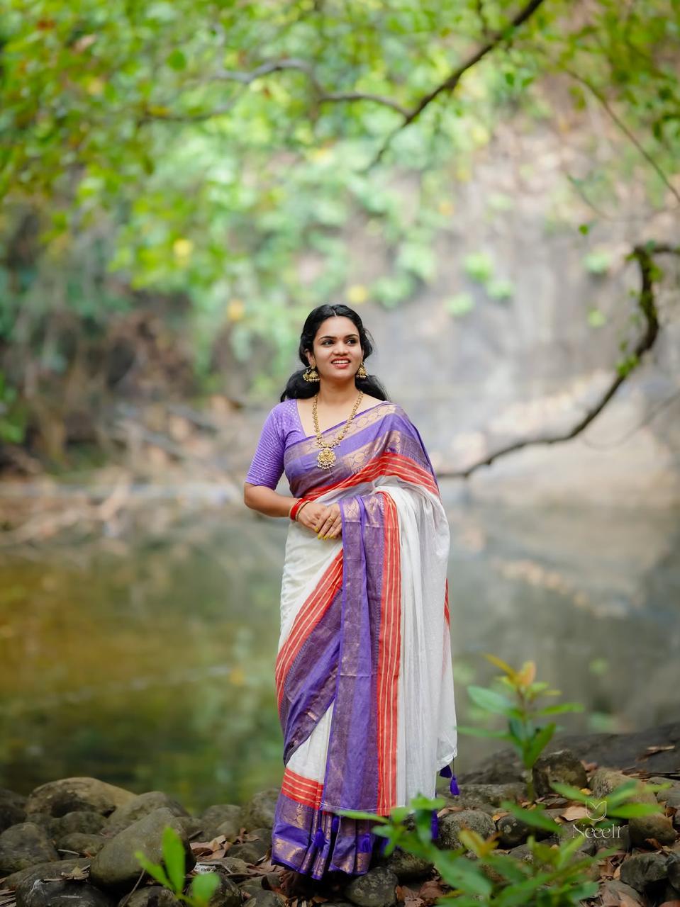Mul Cotton Saree