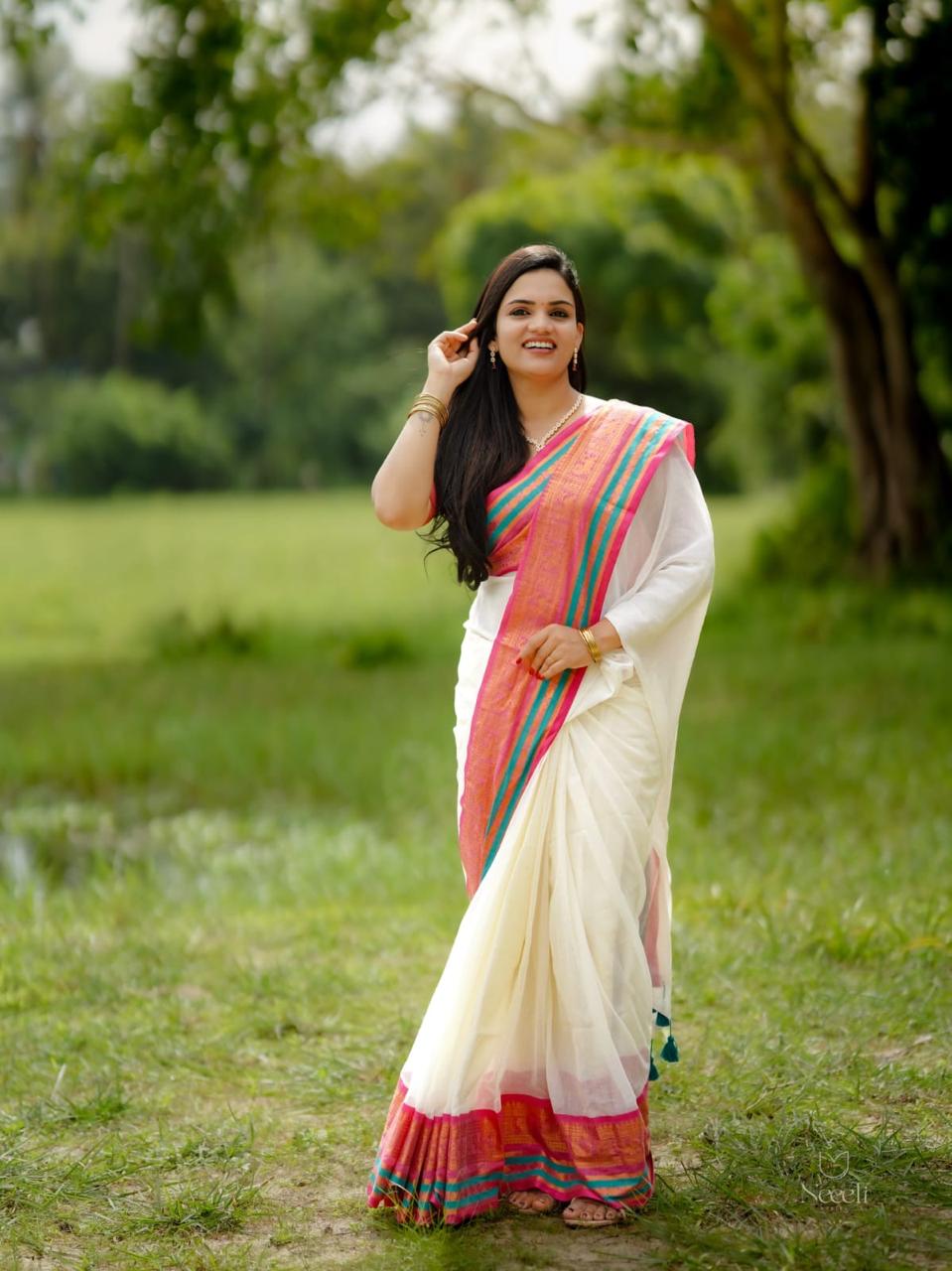 Mul Cotton Saree