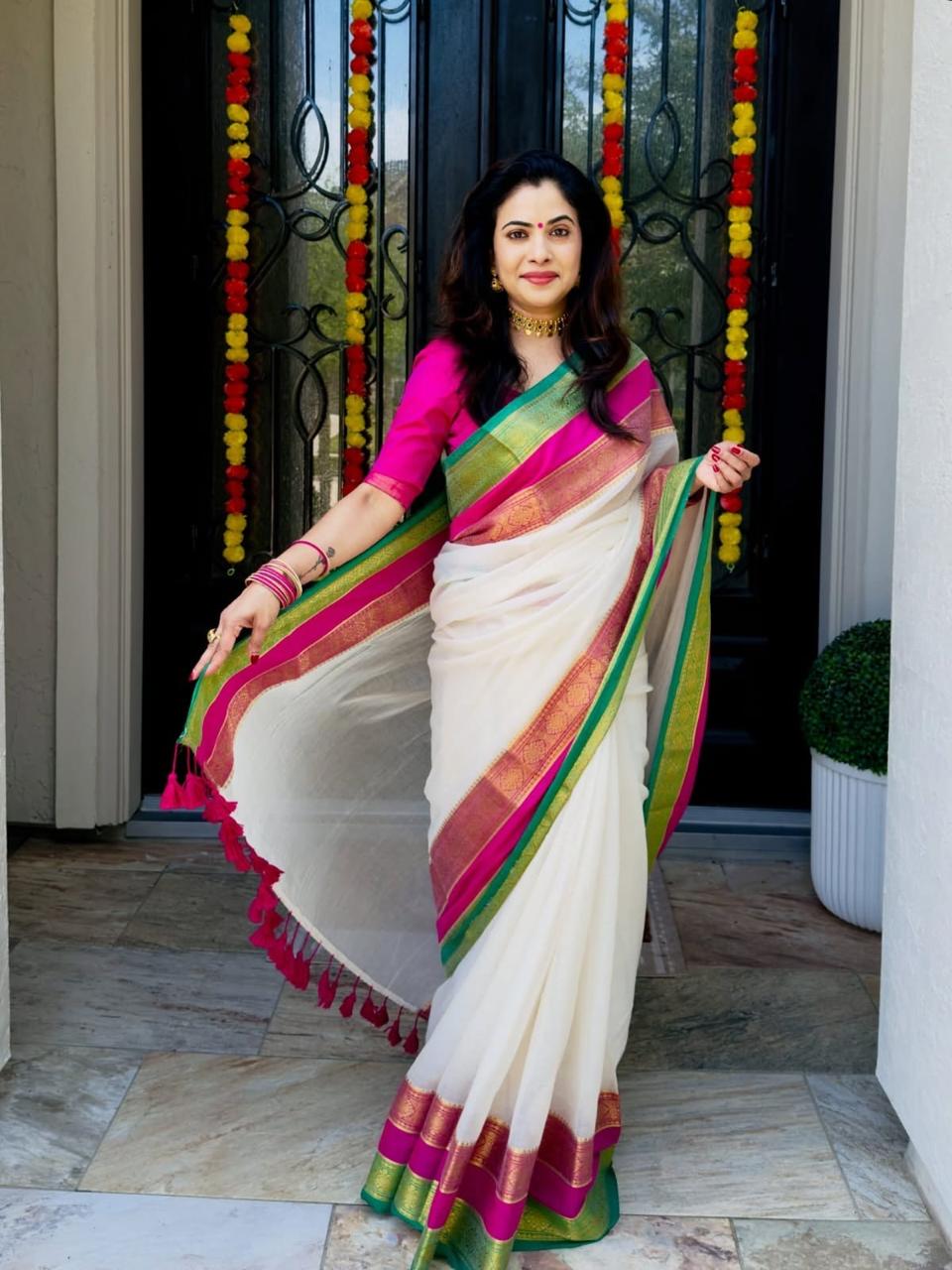 Mul Cotton Saree