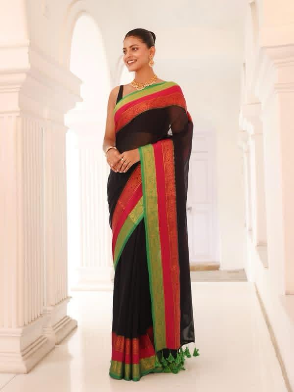 Mul Cotton Saree