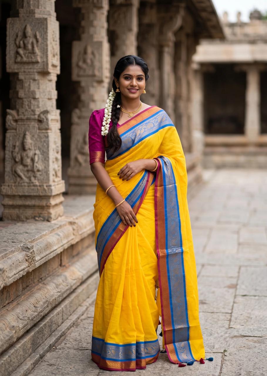 Mul Cotton Saree