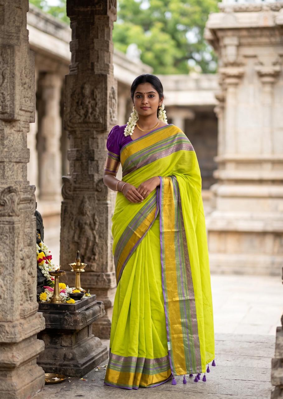 Mul Cotton Saree