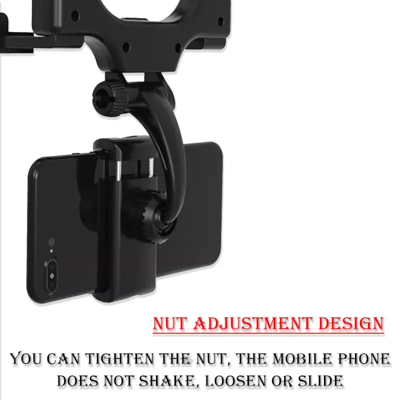 Rear View Mirror Mobile Holder Universal Car Mount