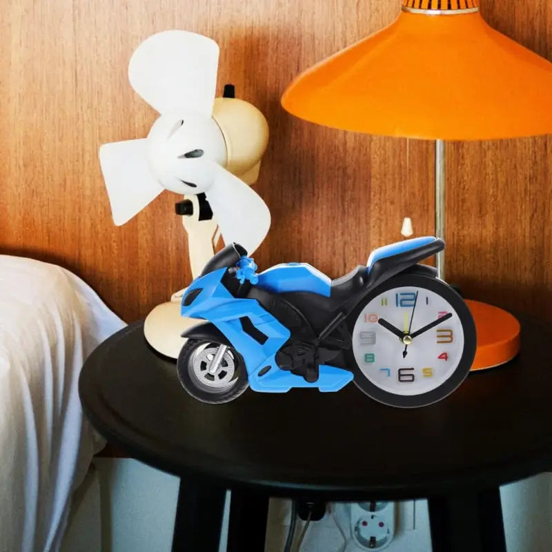 Retro Motorcycle Engine Style Alarm Clock