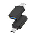 Type-C OTG Adapter - Micro USB to USB-C Converter for Data Transfer & Charging