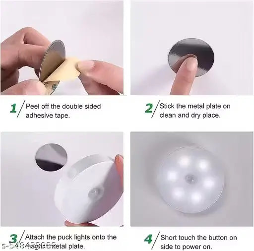 Motion Sensor LED Light – USB Rechargeable Home Light