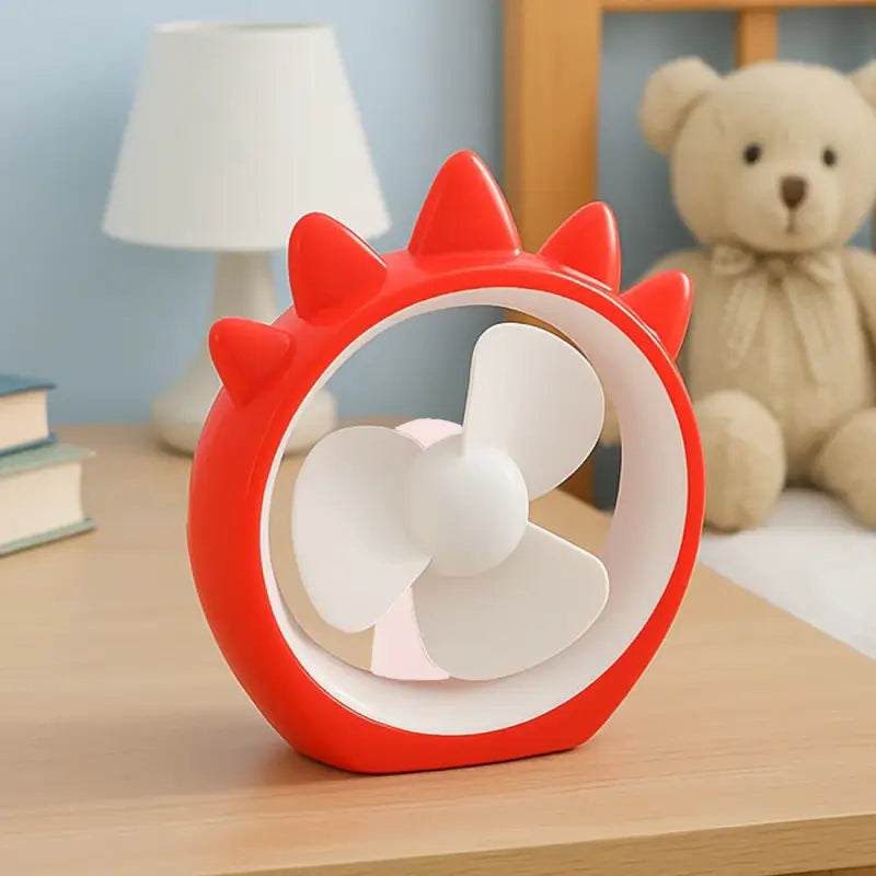 Mini USB Rechargeable Desktop Fan – Portable Quiet Cooling Fan for Home, Office, Study Table & Travel