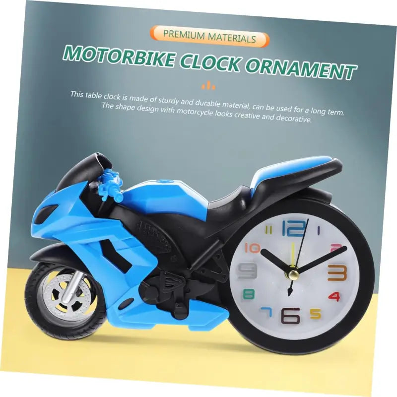 Retro Motorcycle Engine Style Alarm Clock