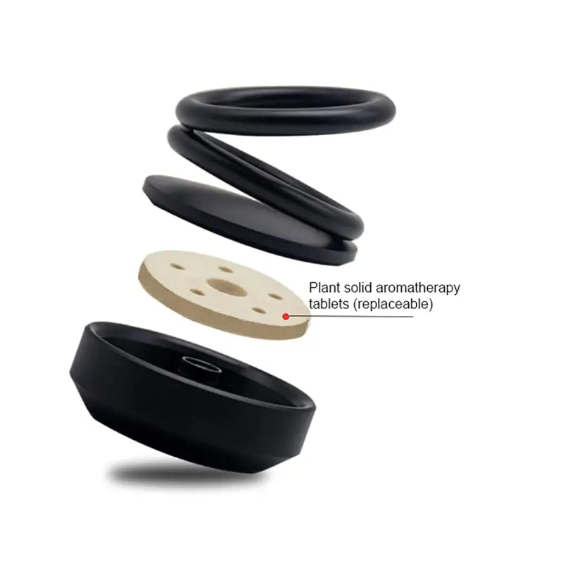 Solar Car Aroma Diffuser - 360 Rotating Air Freshener for Car, Home & Office - Solar Powered, Eco-Friendly Fragrance Diffuser