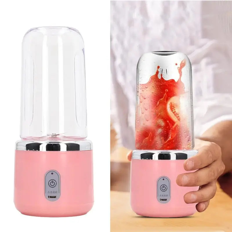 Portable USB Rechargeable Juicer Blender – 520ml Personal Smoothie Maker for Juices, Shakes & Smoothies