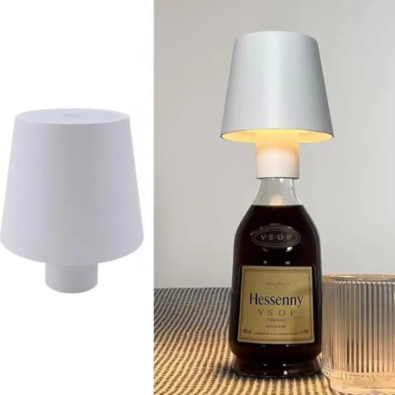 LED Dimmable Bottle Lamp – Wireless USB Table Lamp