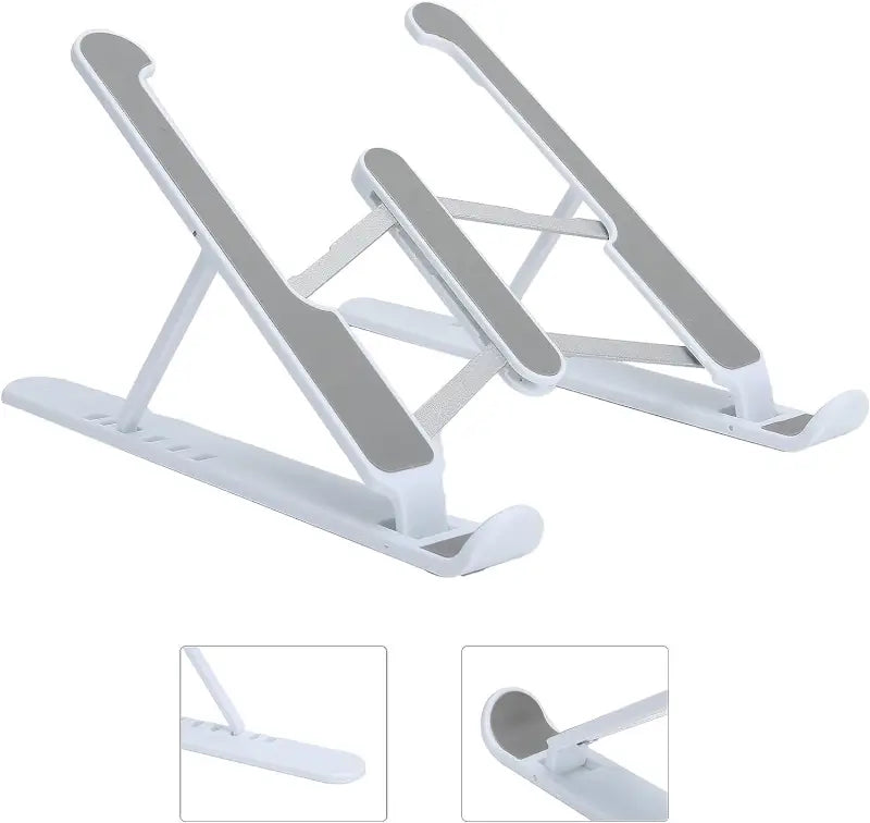 Adjustable Tablet Stand Holder with Foldable Legs Multi-Angle, Ergonomic Design for Tablets and Phones