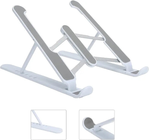 Adjustable Tablet Stand Holder with Foldable Legs Multi-Angle, Ergonomic Design for Tablets and Phones