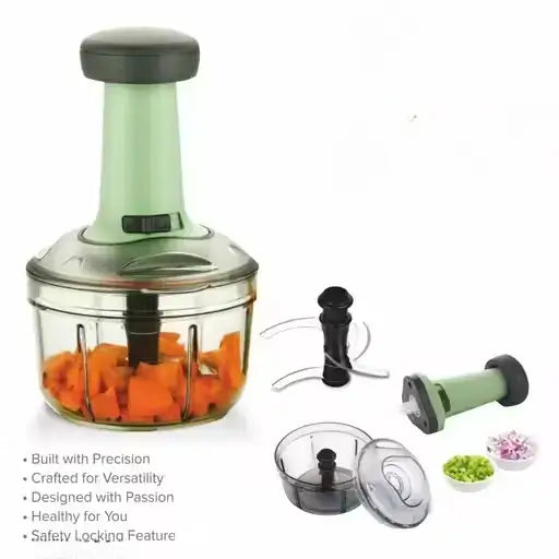 Chopper Manual Chopper Large 650 ml Quick & Powerful Hand Held Food Chopper