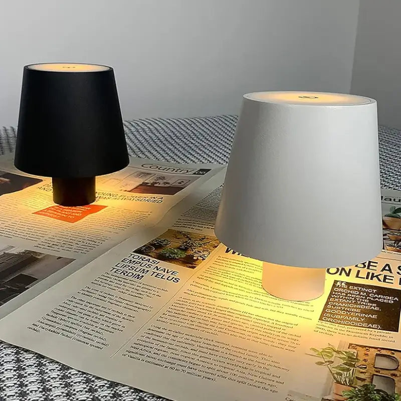 LED Dimmable Bottle Lamp – Wireless USB Table Lamp