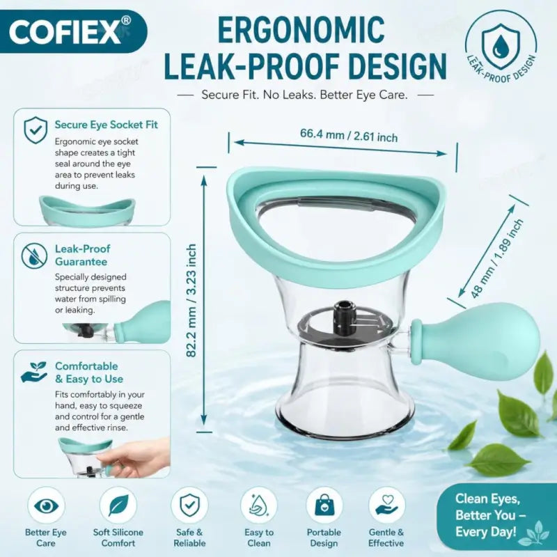 Eye Wash Cup – Reusable Personal Eye Rinse Cup with Soft Grip Handle for Home & Personal Care ( default, OS )