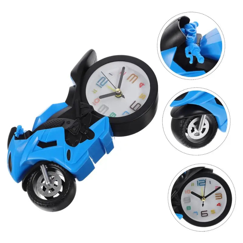 Retro Motorcycle Engine Style Alarm Clock