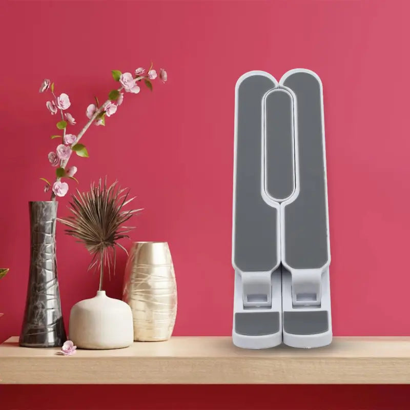 Adjustable Tablet Stand Holder with Foldable Legs Multi-Angle, Ergonomic Design for Tablets and Phones