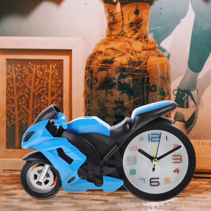 Retro Motorcycle Engine Style Alarm Clock